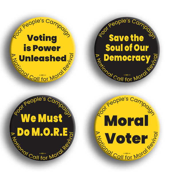 Poor Peoples Campaign Button Pack #2