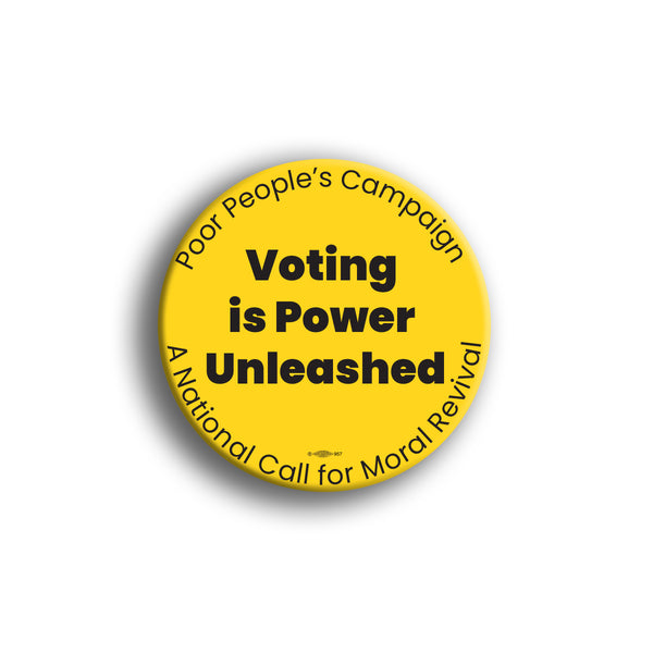 Voting is Power Unleashed Button