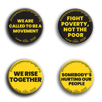 Poor Peoples Campaign Button Pack #4